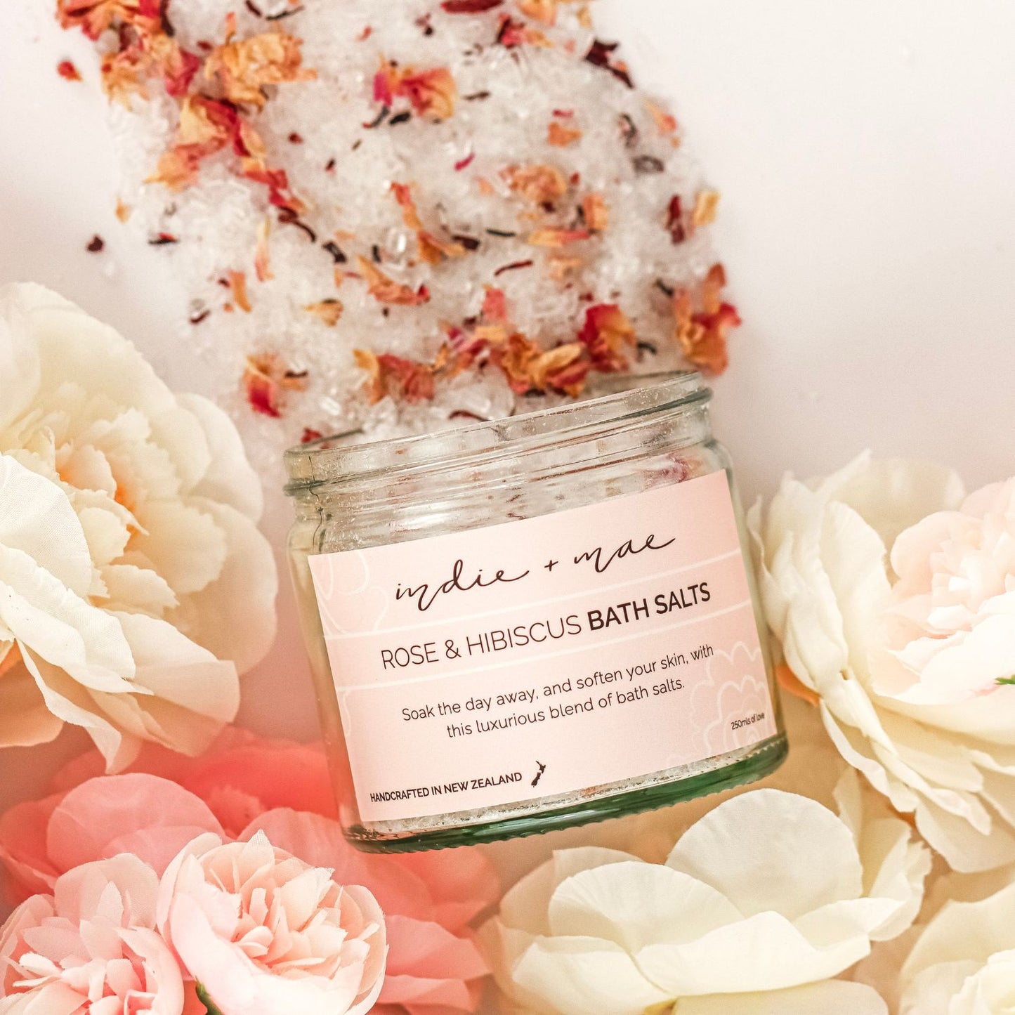Bath Salts - Rose & Hibiscus