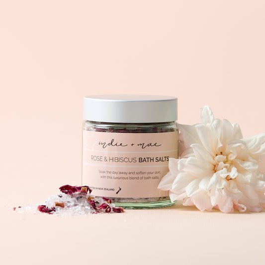 Bath Salts - Rose & Hibiscus | 120ml