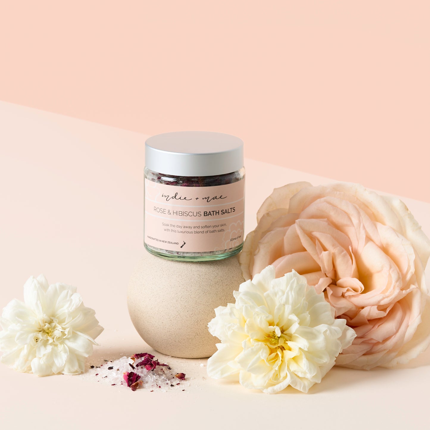 Bath Salts - Rose & Hibiscus | 120ml