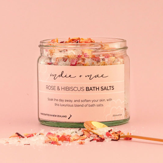 Bath Salts - Rose & Hibiscus