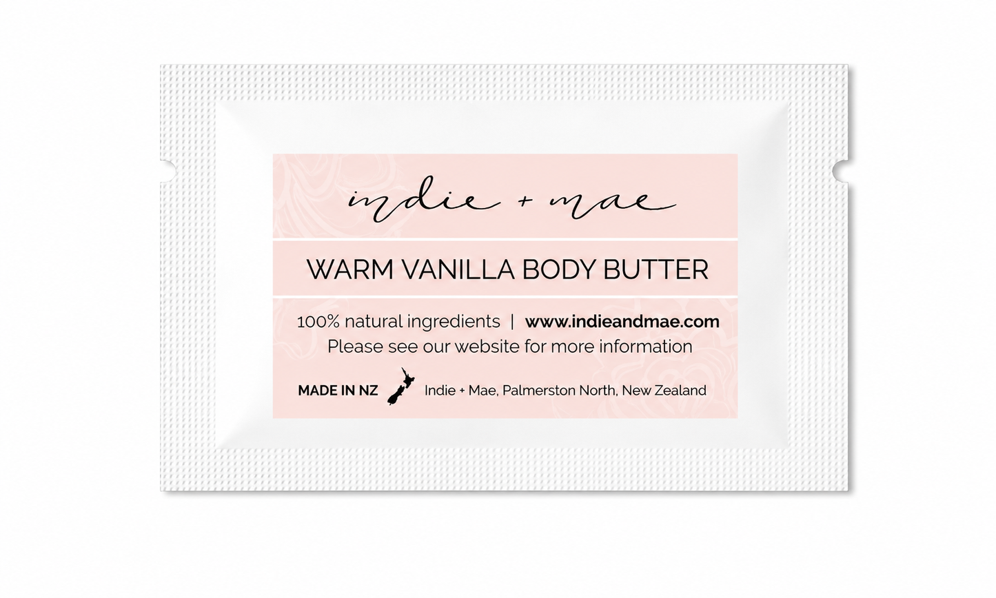 Sample Sachet | Body Butter - Warm Vanilla