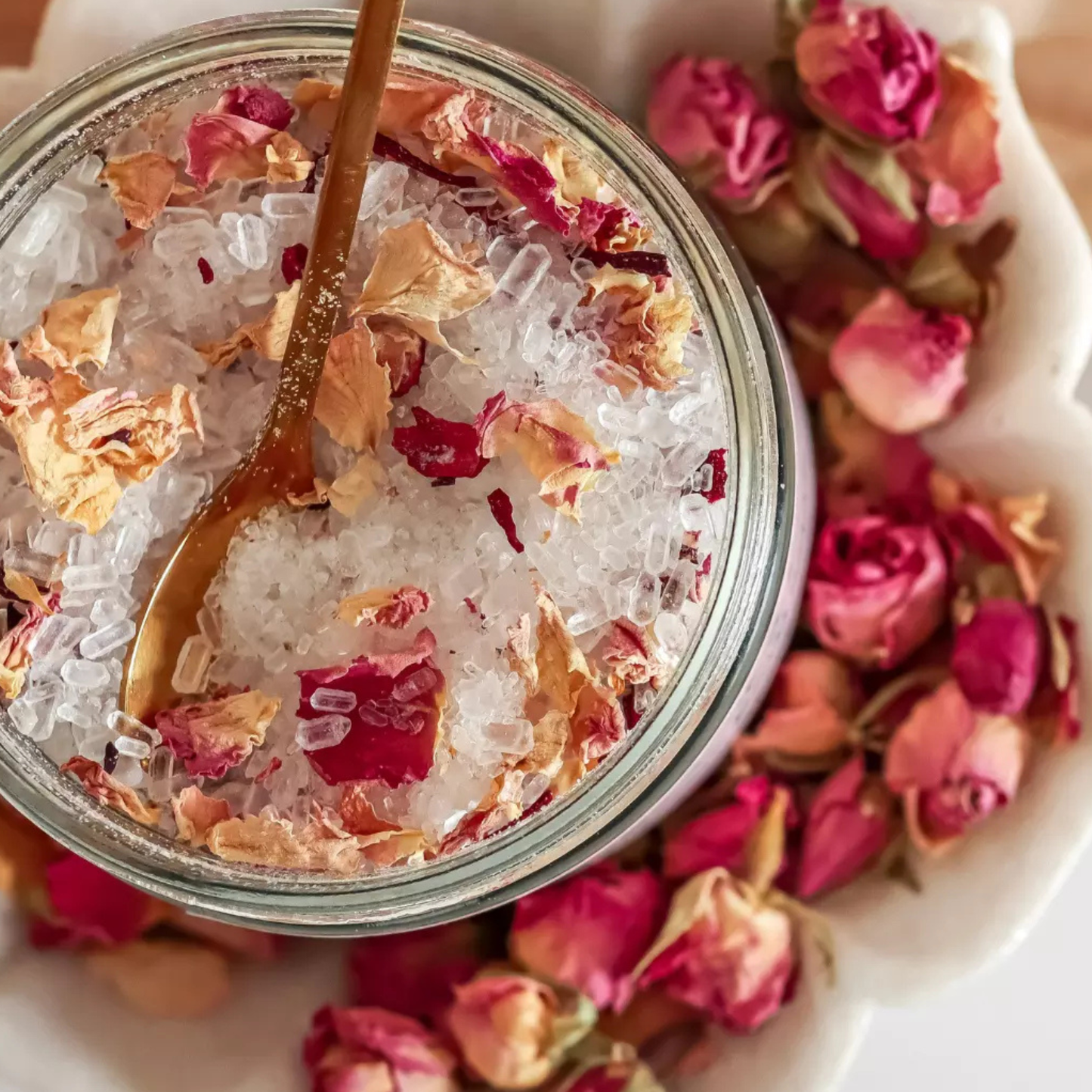 Bath Salts - Rose & Hibiscus | 250ml
